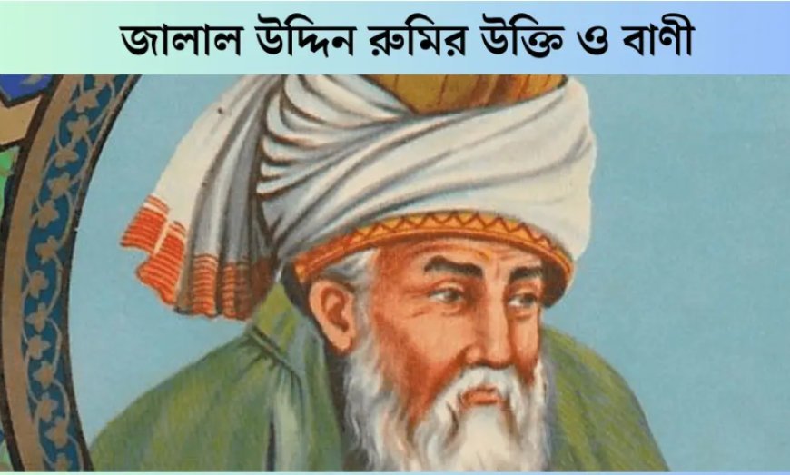 মাওলানা রুমির সেরা ১০০ টি অমূল্য বাণী ও উক্তির